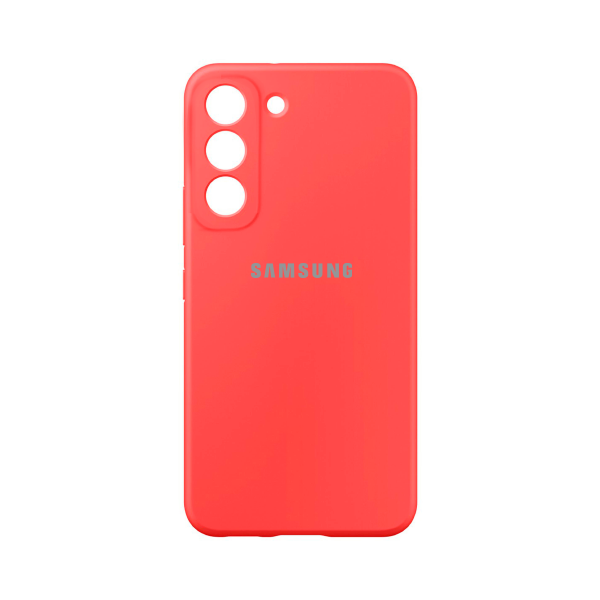 CARATULA SILICON TIPO ORIGINAL C/LOGO SAMSUNG A54 5G ROJA
