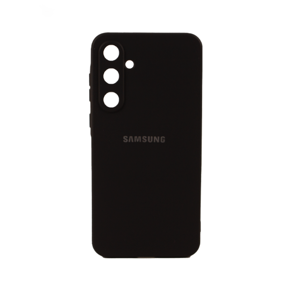 CARATULA SILICON TIPO ORIGINAL C/LOGO SAMSUNG A55 5G NEGRA