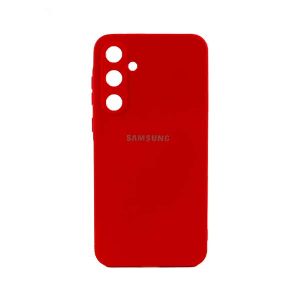 CARATULA SILICON TIPO ORIGINAL C/LOGO SAMSUNG A55 5G ROJA