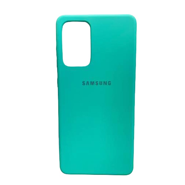 CARATULA SILICON TIPO ORIGINAL C/LOGO SAMSUNG A72 MENTA