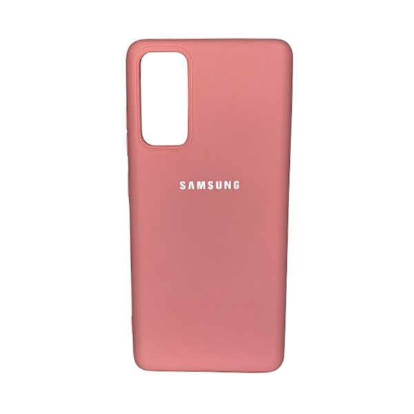 CARATULA SILICON TIPO ORIGINAL C/LOGO SAMSUNG S20 FE ROSA