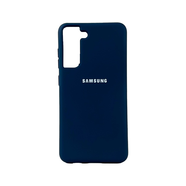 CARATULA SILICON TIPO ORIGINAL C/LOGO SAMSUNG S21 FE NAVY