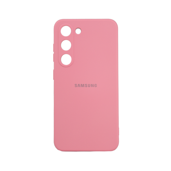 CARATULA SILICON TIPO ORIGINAL C/LOGO SAMSUNG S23 ROSA