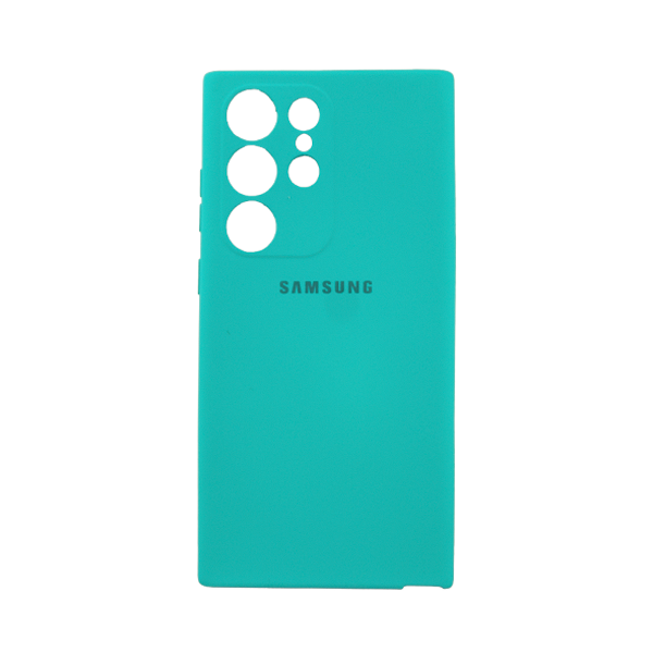 CARATULA SILICON TIPO ORIGINAL C/LOGO SAMSUNG S23 ULTRA MENTA