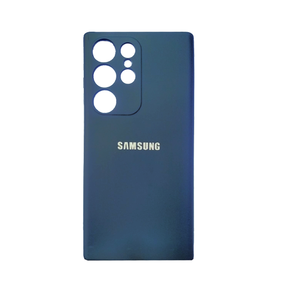 CARATULA SILICON TIPO ORIGINAL C/LOGO SAMSUNG S23 ULTRA NAVY