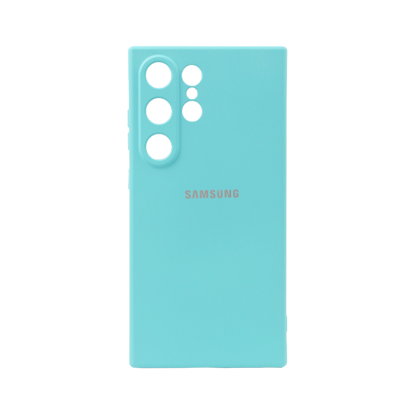 CARATULA SILICON TIPO ORIGINAL C/LOGO SAMSUNG S24 ULTRA MENTA