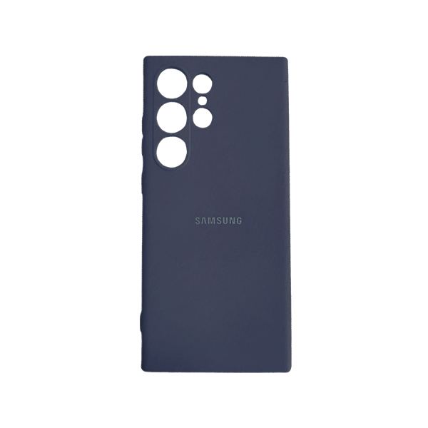 CARATULA SILICON TIPO ORIGINAL C/LOGO SAMSUNG S25 ULTRA NAVY