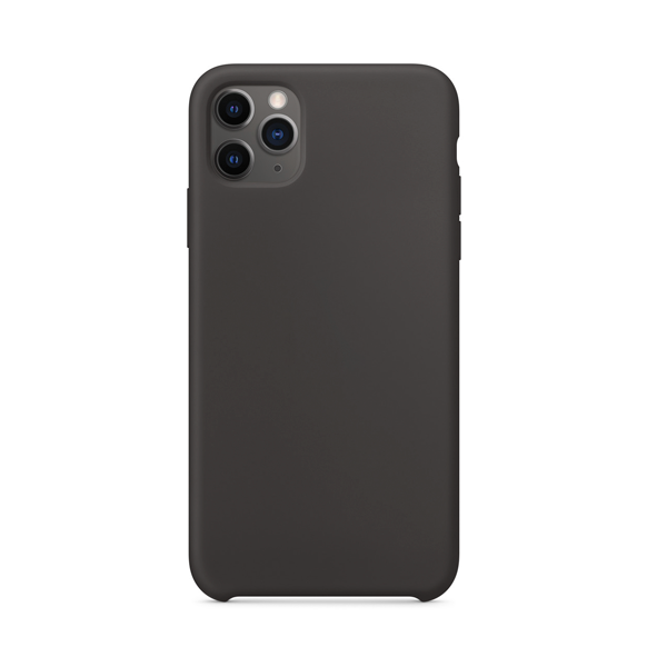 CARATULA SILICON TIPO ORIGINAL S/LOGO IPHONE 15/14/13 NEGRO