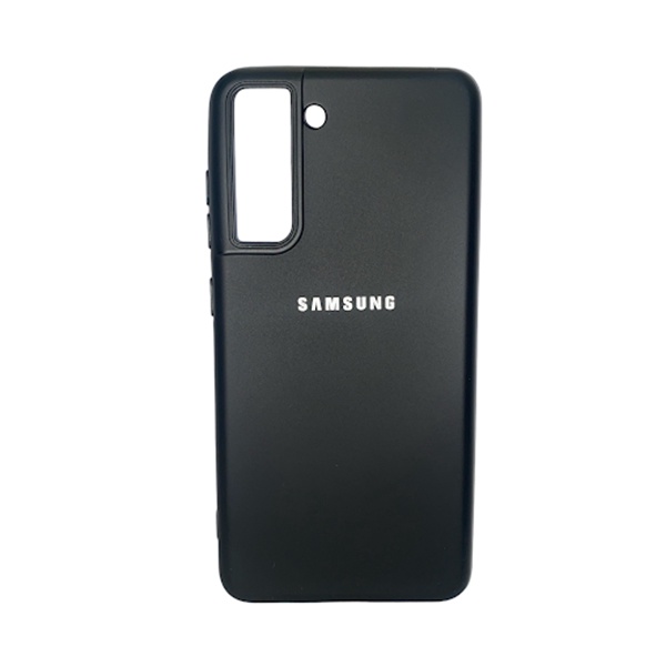 CARATULA SILICON TIPO ORIGINAL SAMSUNG S21 FE NEGRA