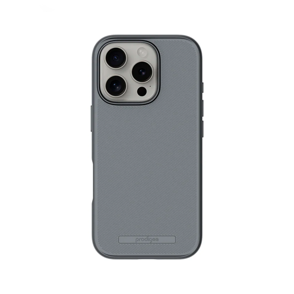 CARATULA SOLID + MAG IPHONE 16 PRO MAX PEWTER/GRIS PRODIGEE