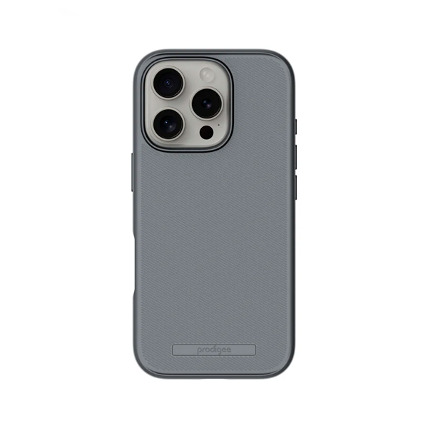 CARATULA SOLID + MAG IPHONE 16 PRO PEWTER/GRIS PRODIGEE
