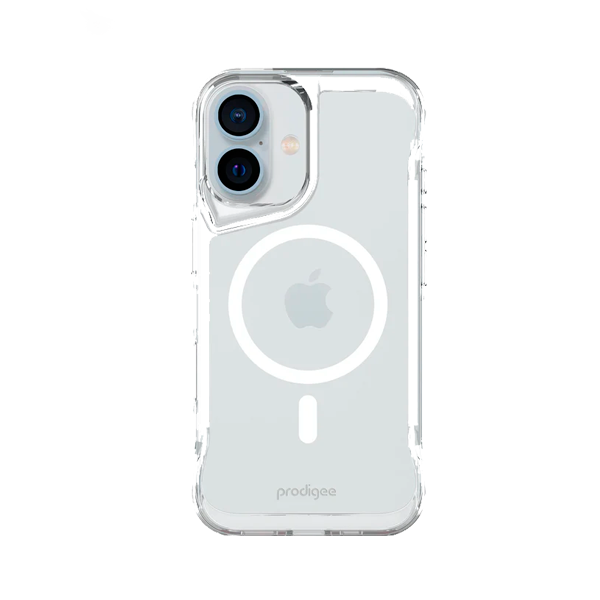 CARATULA SUPER HERO + MAG IPHONE 16 CLEAR PRODIGEE
