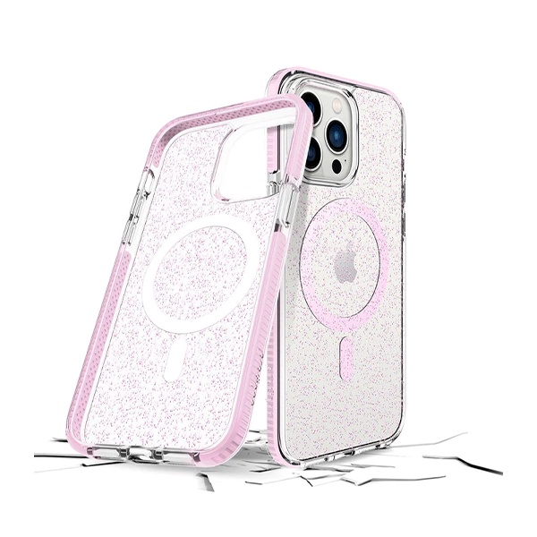 CARATULA SUPERSTAR + MAG IPHONE 14 PRO ROSE PRODIGEE