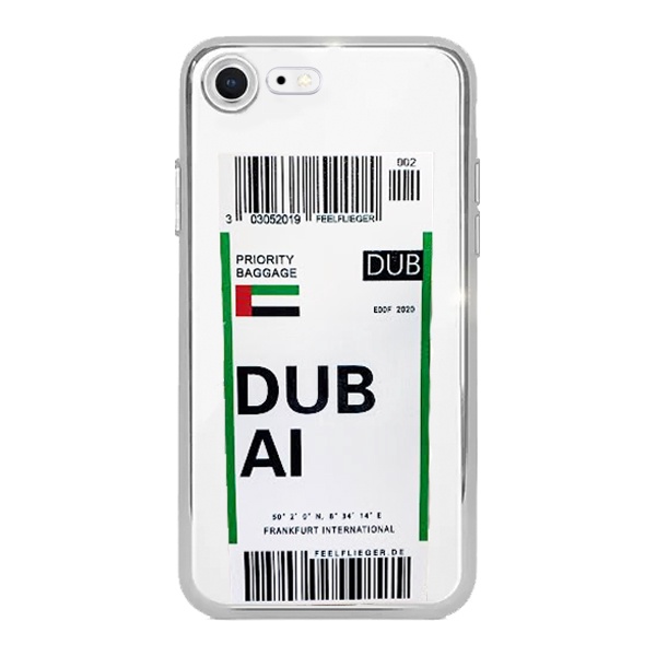 CARATULA TPU AEROPUERTO DUBAI IPHONE 7/8/SE2/SE3 TRANSPARENTE