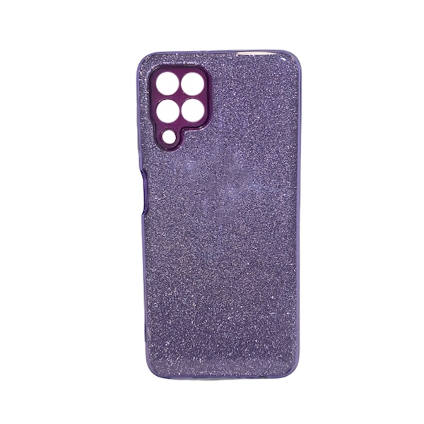 CARATULA TPU BRILLOS SAMSUNG A22 4G MORADA