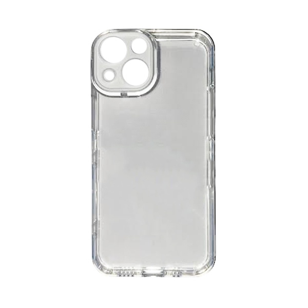 CARATULA TPU CAMCOLOR IPHONE 13 MINI TRANSPARENTE BLANCA
