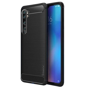 CARATULA TPU CONCISE XIAOMI Mi NOTE 10 NEGRA IPAKY