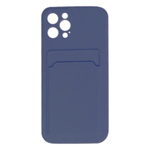 CARATULA TPU TARJETERO IPHONE 12 PRO MAX NAVY