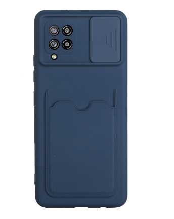 CARATULA TPU TARJETERO SAMSUNG A42 4G AZUL