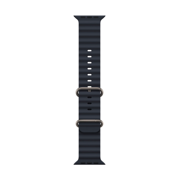 CORREA SILICON TIPO OCEAN APPLE WATCH ULTRA 45-49mm NEGRO