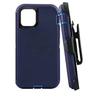 ESTUCHE TIPO DEFENDER IPHONE 11 AZUL CON CLIP