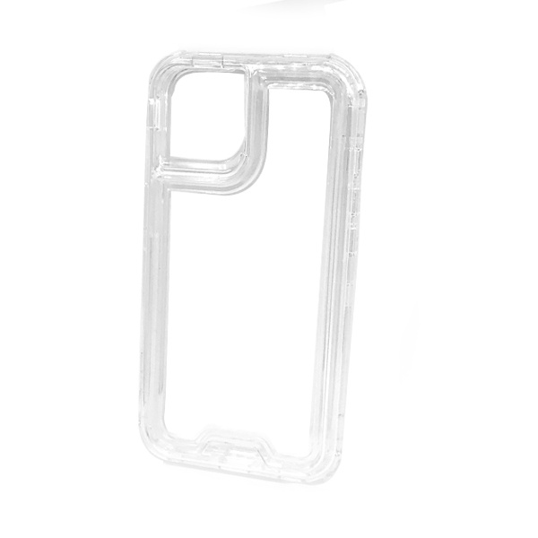 ESTUCHE TIPO DEFENDER IPHONE 15/14 PLUS TRANSPARENTE