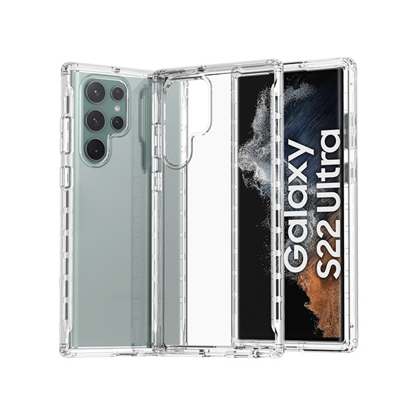 ESTUCHE TIPO DEFENDER SAMSUNG S22 ULTRA TRANSPARENTE