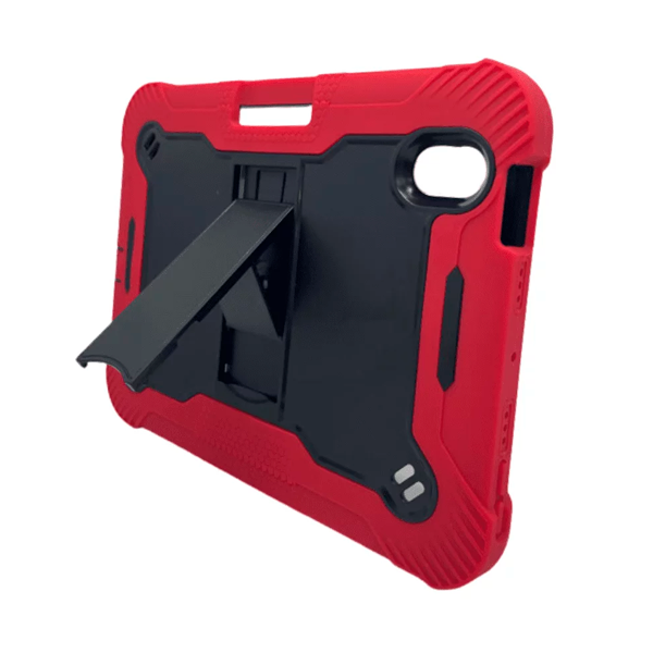 FUNDA ARMOR SURVIVOR IPAD (A16) 11/10 (2025/2022) C/PORTA PLUMA ROJO