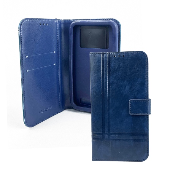 FUNDA FLIP DESLIZABLE LINE UNIVERSAL 6.3 IN AZUL