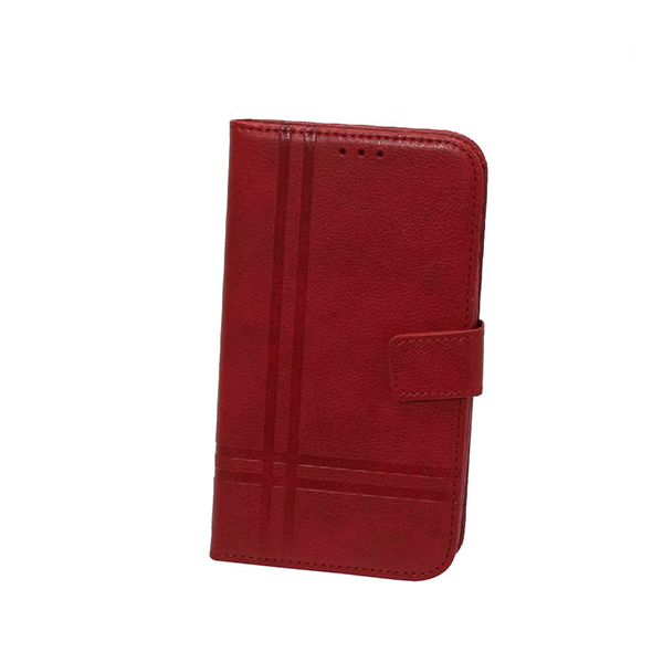 FUNDA FLIP DESLIZABLE LINE UNIVERSAL 6.3 IN ROJA