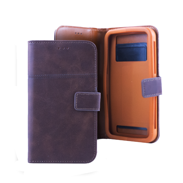 FUNDA FLIP PEEL UNIVERSAL 6.0 IN CAFE