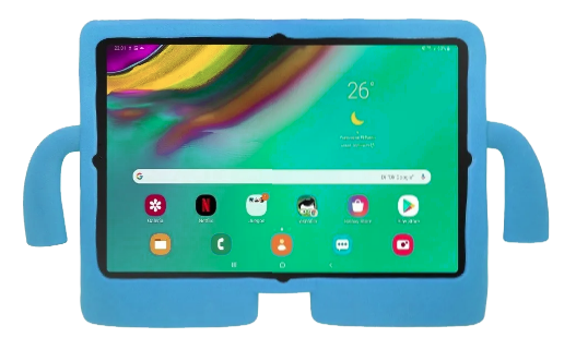 FUNDA HULE UNIVERSAL MANITAS PARA TABLET DE 8 IN AZUL