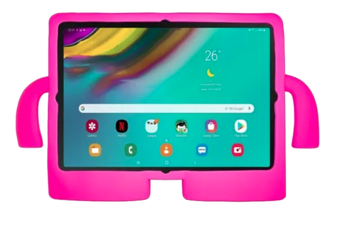 FUNDA HULE UNIVERSAL MANITAS PARA TABLET DE 8 IN ROSA