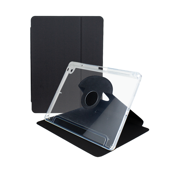 FUNDA LIULI COVER IPAD AIR 4/AIR 5 10.9 C/PORTA PLUMA TRANSPARENTE/NEGRO