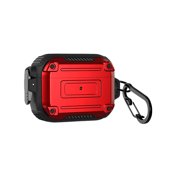 FUNDA ROBOT AIRPODS 3 ROJO