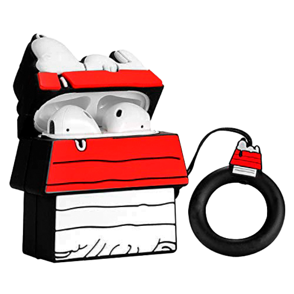 FUNDA SILICON AIRPODS 1/2 SNOOPY