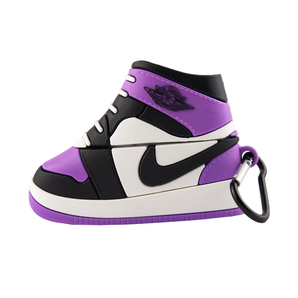 FUNDA SILICON AIRPODS 3 NIKE SNEAKER MORADO