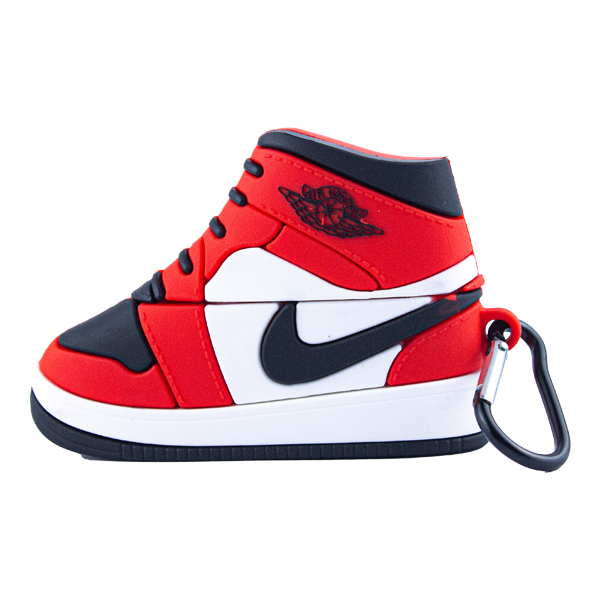 FUNDA SILICON AIRPODS 3 NIKE SNEAKER ROJO