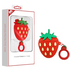 FUNDA SILICON AIRPODS FRESA