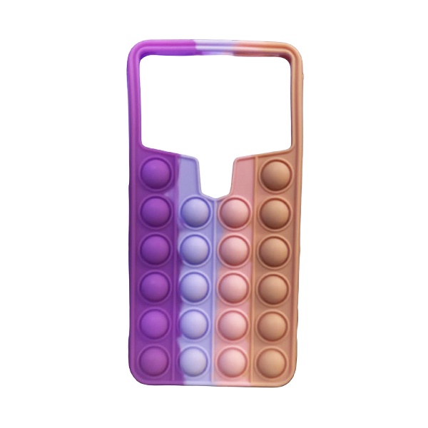 FUNDA SILICON POP IT UNIVERSAL 5.3 A 5.6 IN MORADA/ROSA