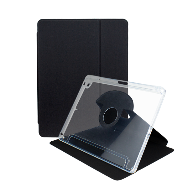 FUNDA SMART AURORA COVER IPAD 7/8/9 10.2/PRO 10.5/AIR 3 C/ PORTA PLUMA TRANSPARENTE/NEGRO