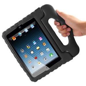 FUNDA USO RUDO IPAD MINI 1/2/3/4/5 KIDS NEGRA