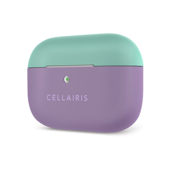 KIT DE FUNDA Y ACCESORIOS PARA AIRPODS PRO AZUL/MORADO 12-0004025R