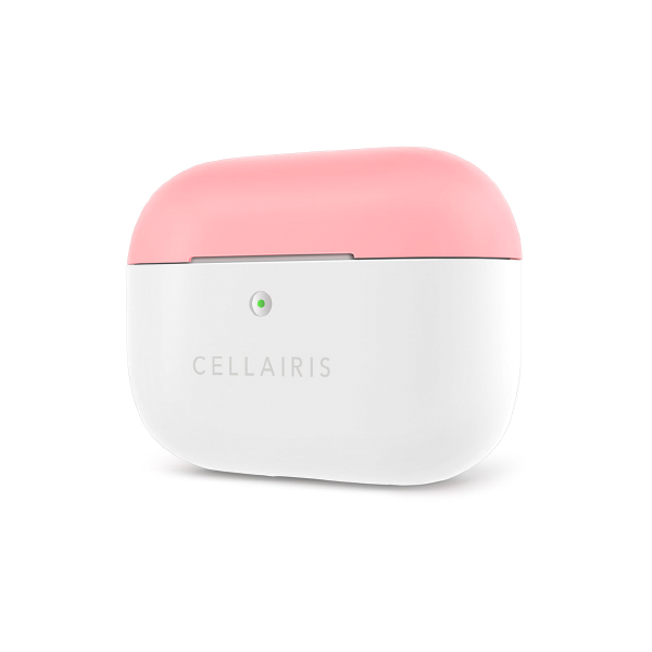 KIT DE FUNDA Y ACCESORIOS PARA AIRPODS PRO ROSA/BLANCO 12-0004026R