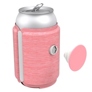POPTHIRST ORIGINAL CAN HOLDER MACARON PINK MELANGE