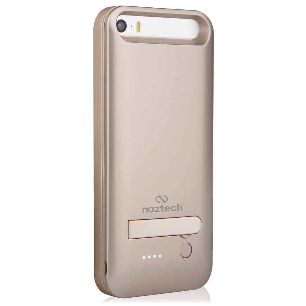 POWER CASE IPHONE 5 ORO STAND 12608 NAZTECH