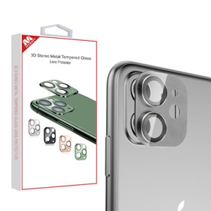 PROTECTOR CAMARA CRISTAL TEMPLADO IPHONE 11 GRIS