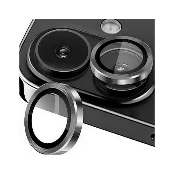 PROTECTOR CAMARA CRISTAL TEMPLADO IPHONE 16/16 PLUS PLATA