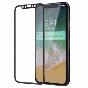 PROTECTOR PANTALLA CRISTAL TEMPLADO 5D IPHONE X/XS/11 PRO NEGRO