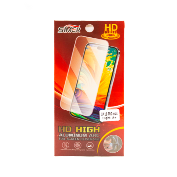 PROTECTOR PANTALLA CRISTAL TEMPLADO IPHONE 17 PRO MAX/16 PRO MAX (RHINOGLASS)